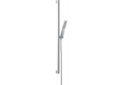 Душевой гарнитур 100 1jet EcoSmart+ штанга 90 cm, Hansgrohe Pulsify E - Хром
