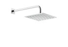 Верхний душ Gessi Rilievo, квадратная, 250x250mm, держатель настенные 389mm, Black Metal Brushed PVD