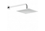 Верхний душ Gessi Rilievo, квадратная, 250x250mm, держатель настенные 389mm, хром