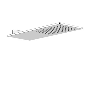 Верхний душ подвесная Gessi iSpa, 550x200mm, прямоугольная, mirror steel