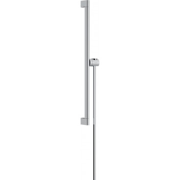 Душевая штанга S Puro 65 cm z suwakiem EasySlide и шлангом przysznicowym Isiflex 160cm, Hansgrohe Unica - Хром 