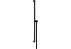 Душевая штанга S Puro 90 cm z suwakiem EasySlide и шлангом przysznicowym Isiflex 160cm, Hansgrohe Unica - Чёрный Матовый