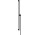 Душевая штанга S Puro 90 cm z suwakiem EasySlide и шлангом przysznicowym Isiflex 160cm, Hansgrohe Unica - Чёрный Матовый