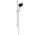 Душевой гарнитур 130 3jet штанга S Puro 65 cm PushSlider i tekstylnym wężem душевым Designflex 160 cm, Hansgrohe Rainfinity - Белый Матовый
