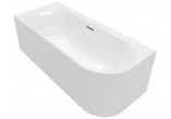 Ванна пристенная для монтажа углового с левой stronie OVAL, 1700 x 750 mm, Villeroy & Boch, Loop & Friends - Weiss Alpin