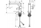 Однорычажный смеситель для раковины 110 Fine, CoolStart без сливного набора, Hansgrohe Tecturis E - Хром 