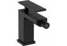 Однорычажный смеситель для биде с набором слива-перелива, Hansgrohe Tecturis E - Чёрный Матовый
