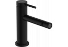 Однорычажный смеситель для биде с набором слива-перелива, Hansgrohe Tecturis S - Чёрный Матовый