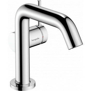 Однорычажный смеситель для раковины 110 Fine, CoolStart с набором слива-перелива, Hansgrohe Tecturis S - Хром 