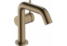 Однорычажный смеситель для раковины 110 Fine, CoolStart с набором слива-перелива, Hansgrohe Tecturis S - Бронза Szczotkowany
