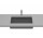 Раковина в столешнице Square FINECERAMIC®, Roca Inspira - Onyks