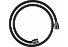 Tekstylny душевой шланг 1,25 m z nakrętką cylindryczną i stożkową, AXOR ShowerSolutions - Чёрный Хром Полированный