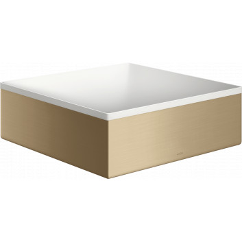 Накладная раковина 285/285 с отверстиями под смеситель i переливом, AXOR Suite Basins & Bathtub - Хром
