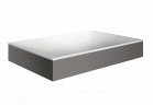 Накладная раковина 600/400 без отверстия na baterie i przelewu, AXOR Suite Basins & Bathtub - Чёрный Хром Szczotkowany