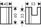 Крючок для полотенца, AXOR Universal Rectangular - Чёрный Матовый