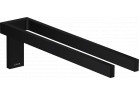 Двойной вешалка для полотенец, AXOR Universal Rectangular - Чёрный Матовый