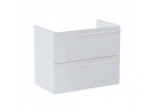 Шкафчик для ванной Roca Ella 78,5 x 44,6 cm, с 2 ящиками - белый глянец