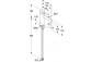 Однорычажный смеситель для раковины 100, bez zestawu odpł, KLUDI BOZZ - Хром