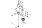 Однорычажный смеситель для раковины 100, набор odpł. KLUDI ZENTA SL - Чёрный мат. 