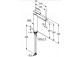 Однорычажный смеситель для раковины, высокая, bez zestawu odpł. KLUDI ZENTA SL - Хром