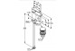Однорычажный смеситель для раковины 75, набор odpł. KLUDI ZENTA SL - Хром