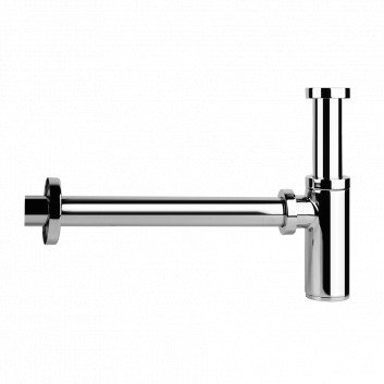 Сифон для раковины Gessi, 1 1/4", круглый, Black Metal Brushed PVD