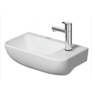 Раковина 60x38 cm накладная Duravit Vero Air прямоугольная белая 