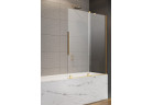 Шторки на ванну Radaway Furo Gold PND II, правый, стекло UltraClear, 100x150cm, przesuwny, profil brushed gold