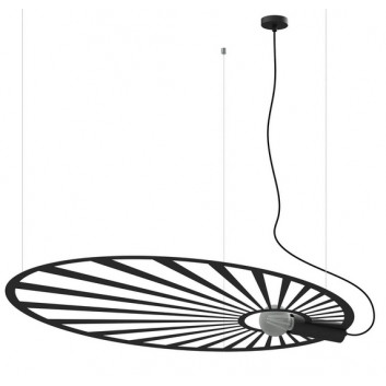 Żyrandol Sollux Lighting RIO, круглый диаметр 55 cm, LED 30W 3000K, чёрный