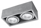 Plafon Sollux Lighting Quatro 2, ,GU10/ES111, 2x40W, 2x12W LED , серый