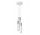 Lampa подвесной Sollux Ligthing BORGIO 3P, GU10 3x40W, 3x12W LED, белая