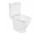 Унитаз компакт WC Roca Gap Rimless Square, 65x36.5cm, перелив двойной, белая