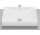 Накладная раковина Roca 50 cm, прямоугольная без отверстия под смеситель, FINECERAMIC - Белая