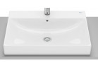 Накладная раковина Roca 60 cm, прямоугольная, с отверстиями под смеситель, FINECERAMIC - Белая