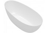 Ванна свободностоящая овальная Villeroy & Boch Antao, 170x75cm, Quaryl, stone white