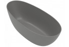 Ванна свободностоящая овальная Villeroy & Boch Antao, 170x75cm, Quaryl, серый мат.
