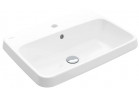 Встраиваемая раковина - Villeroy & Boch/Architectura, 600 x 450 x 170 mm, Weiss Alpin CeramicPlus, z переливом, Nieszlifowany