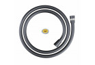 Шланг prysznicowyz O-ringiem i regulatorem przepływu wody Corsan 150 cm, чёрный