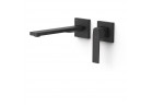 Element настенный do podtynkowego korpusu baterii umywalkowe TRES Slim Exclusive, излив 240mm, чёрный матовая