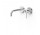 Element настенный do podtynkowego korpusu baterii umywalkowe TRES STUDY, излив 177mm, хром 