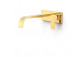 Element настенный do podtynkowego korpusu baterii umywalkowe TRES Cuadro, излив 180mm, золото