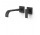 Element настенный do podtynkowego korpusu baterii umywalkowe TRES Cuadro, излив 240mm, чёрный матовая 