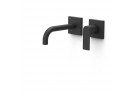 Element настенный do podtynkowego korpusu смесителя для умывальника TRES LOFT, излив 180mm, чёрный матовая 