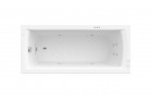 Прямоугольная ванна акриловая с гидромассажем ROCA Smart WaterAir Plus, 180x80cm, 