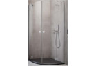 Кабина полукруглая Radaway Essenza PDD 90x90cm, хром/ стекло бесцветное