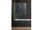 Шторки на ванну Radaway Furo SL PND II 110, левый, стекло бесцветное, 110x150cm, przesuwny, profil золотой szczotkowany