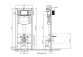 Инсталляция скрытого монтажа Cersanit Aqua 50 Mech Q