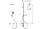 Hansgrohe Crometta S 240 смеситель термостатическая с верхним душем 24x24cm