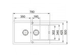 Zlewozmywak wbudowywany, Franke Maris MRG 651-78 чёрный мат.