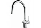 Смеситель с поворотным изливом Franke Active J pull down spray , высота 388mm, излив wyciągana, хром